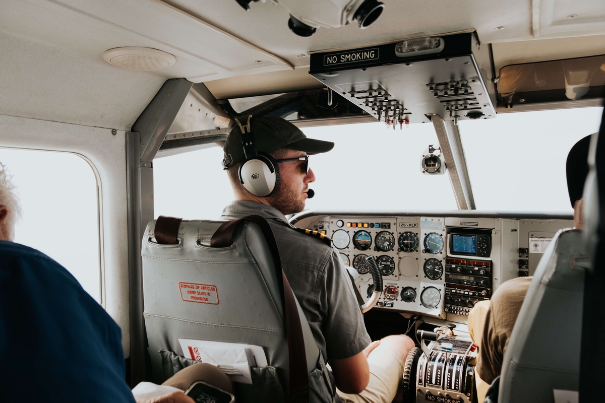 Flying to Mozambique